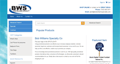 Desktop Screenshot of bobwilliamsspecialty.com